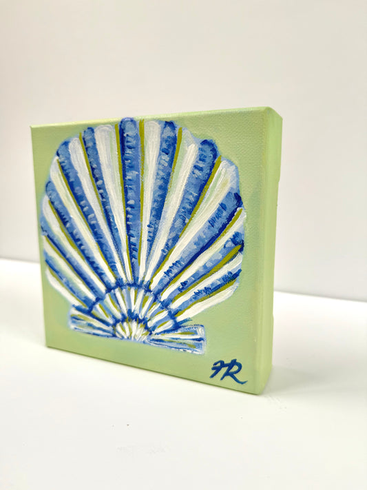 Baby Blue 6”x6” Acrylic Painting