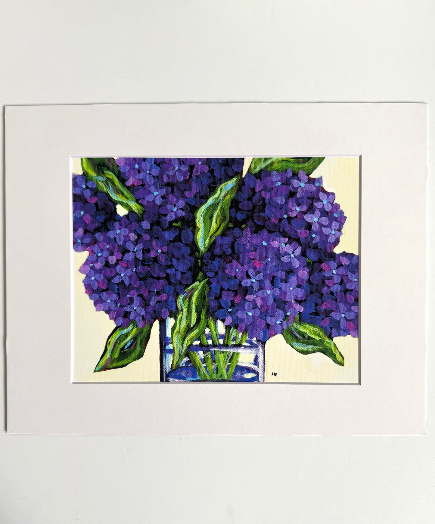 Violet Blooms Print