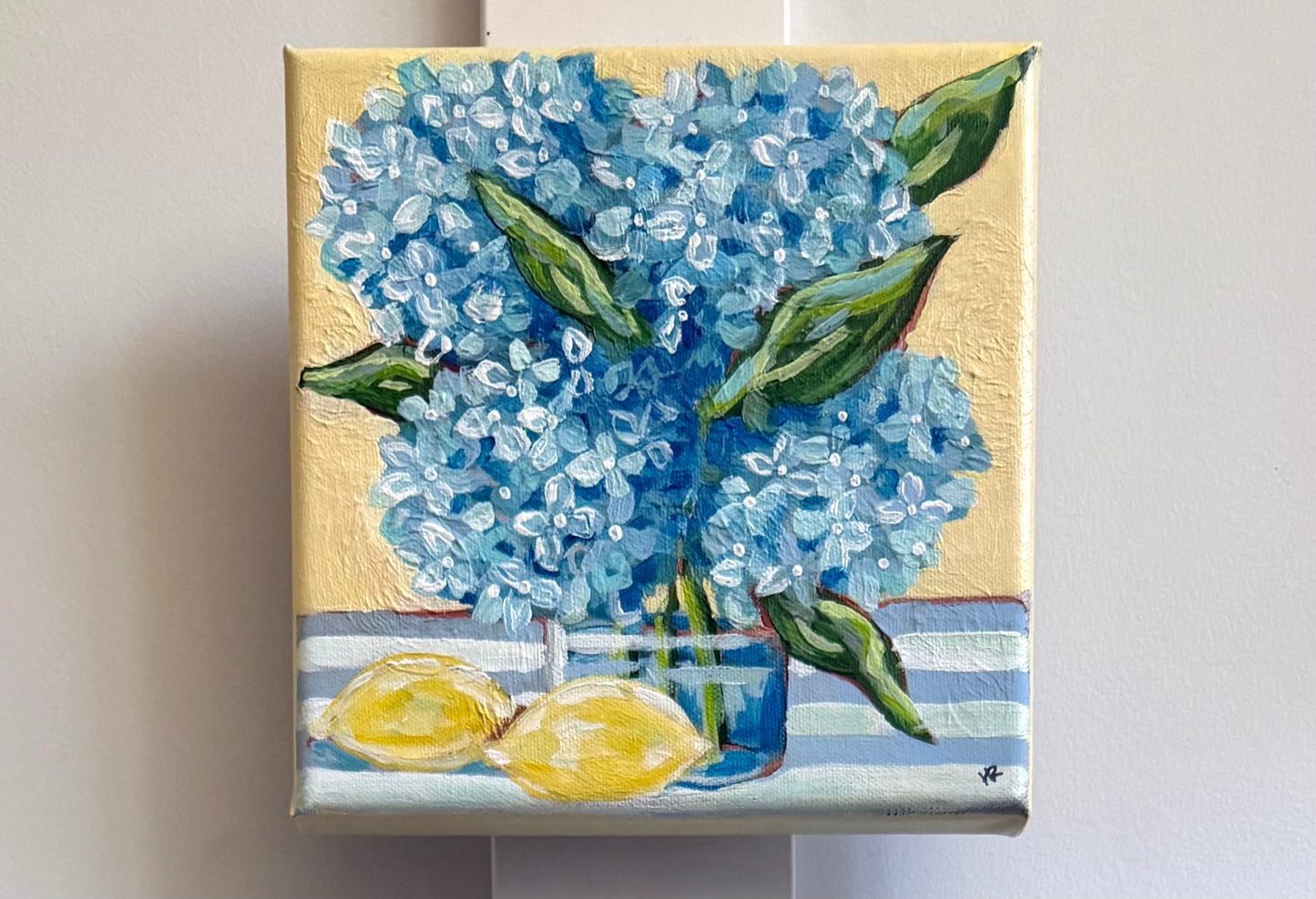 Nauti Lemons 8”x 8” Painting