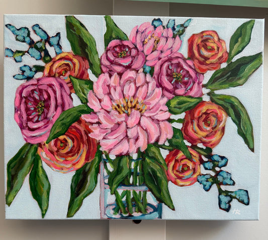 Garden Blooms 11"x 14"