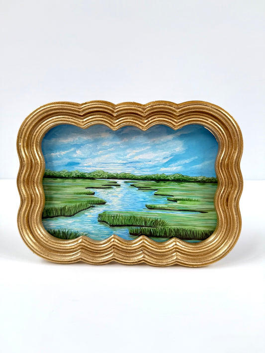 4"x6" gold framed Fresh Air Print