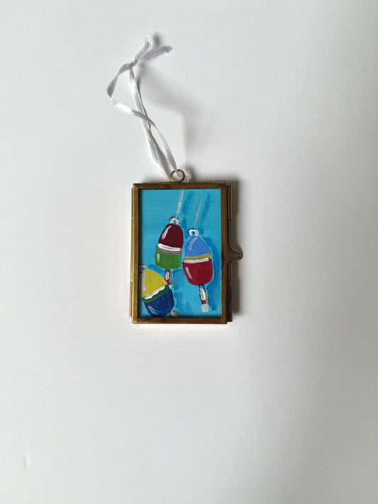 Glass framed Buoys (rectangle)