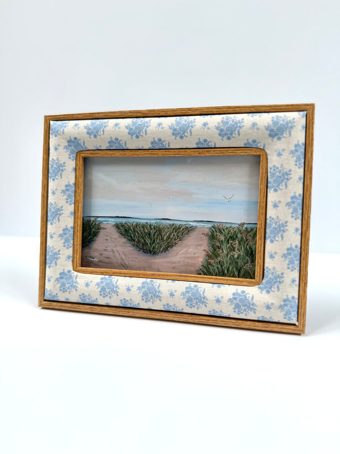 4"x6" Framed Tranquil Beach Print