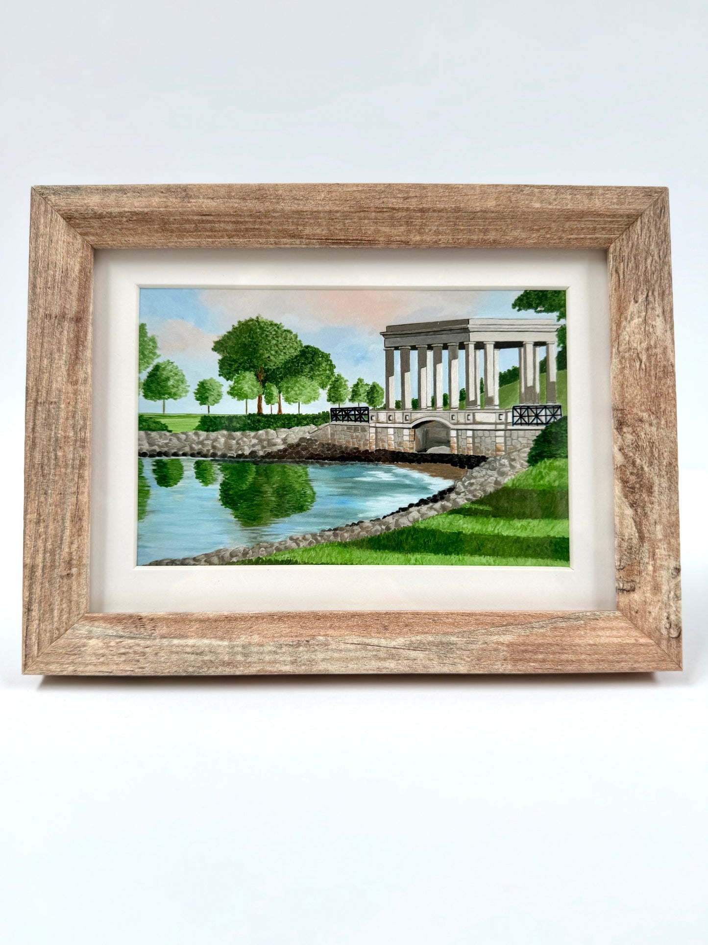4"x6" Wood Framed Plymouth Rock Print
