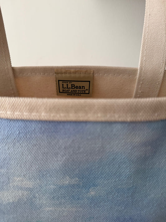 (Blue Boats) LL Bean Boat and Tote